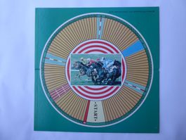 Beidseitiger Spielplan Backgammon und Wettrennen, PERI