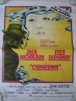 CHINATOWN orig. Movie Plakat R. Polanski Jack Nicholson 1974