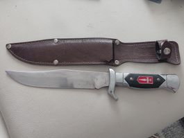 Albacete Jagdmesser Inox mit Lederscheide gebraucht