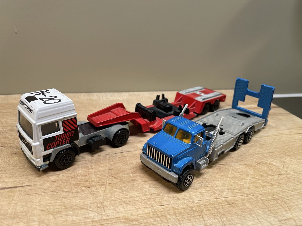 Majorette Giocattoli: 2x Majorette LKW – Usato da Frauenfeld venduto da Challenger77 1