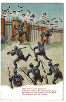 Militär - Humor - Jux - Motivation durch Trachtenfrauen 1924