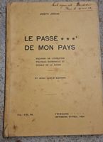 Le Passé de Mon Pays, Joseph Jordan, 1932