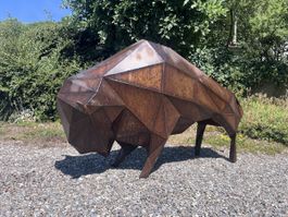 Bison Skluptur unikat