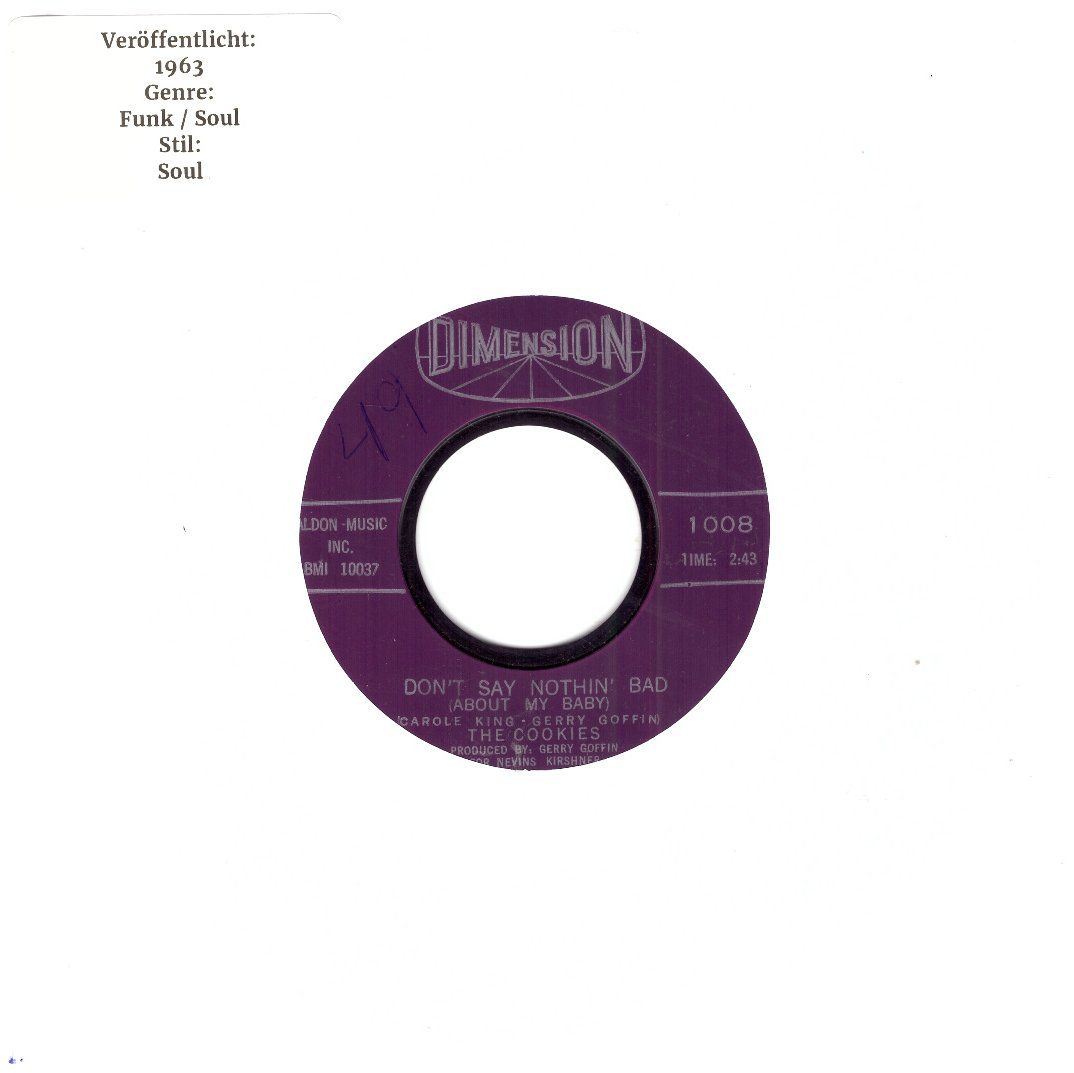 Dischi in vinile: THE COOKIES – Usato da Bassersdorf venduto da house-of-vinyl