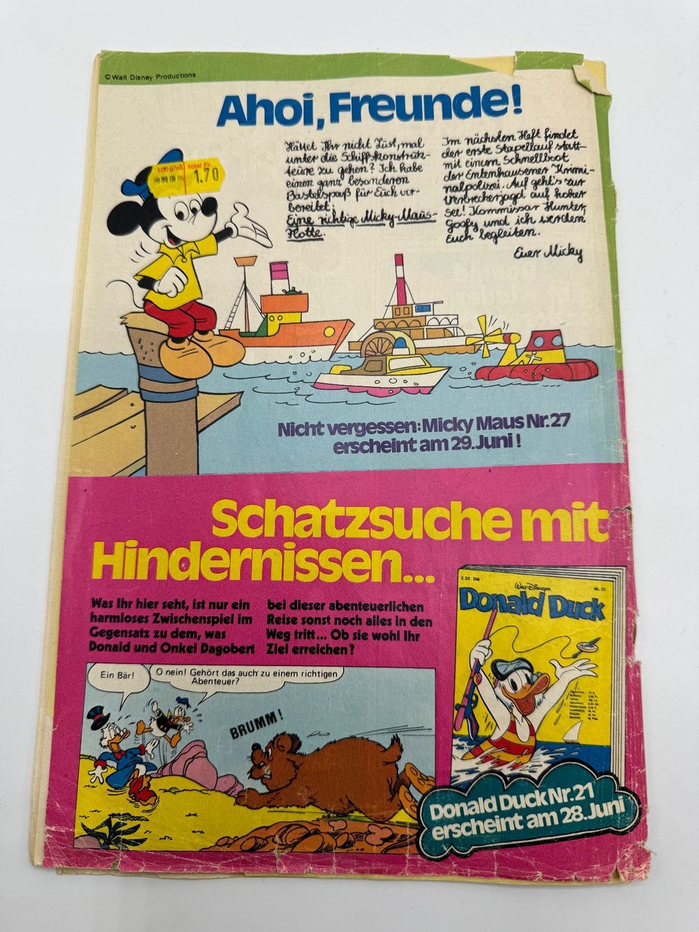 Fumetti: Walt Disney Micky Maus Comics – Usato da Sachseln venduto da BONATI01 3