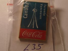 1 Coca-Cola Pin  Kanada Toronto Vancouver (L35)