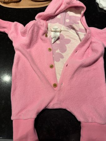Fleeceanzug HessNatur pink Grösse 50/56 guter Zustand