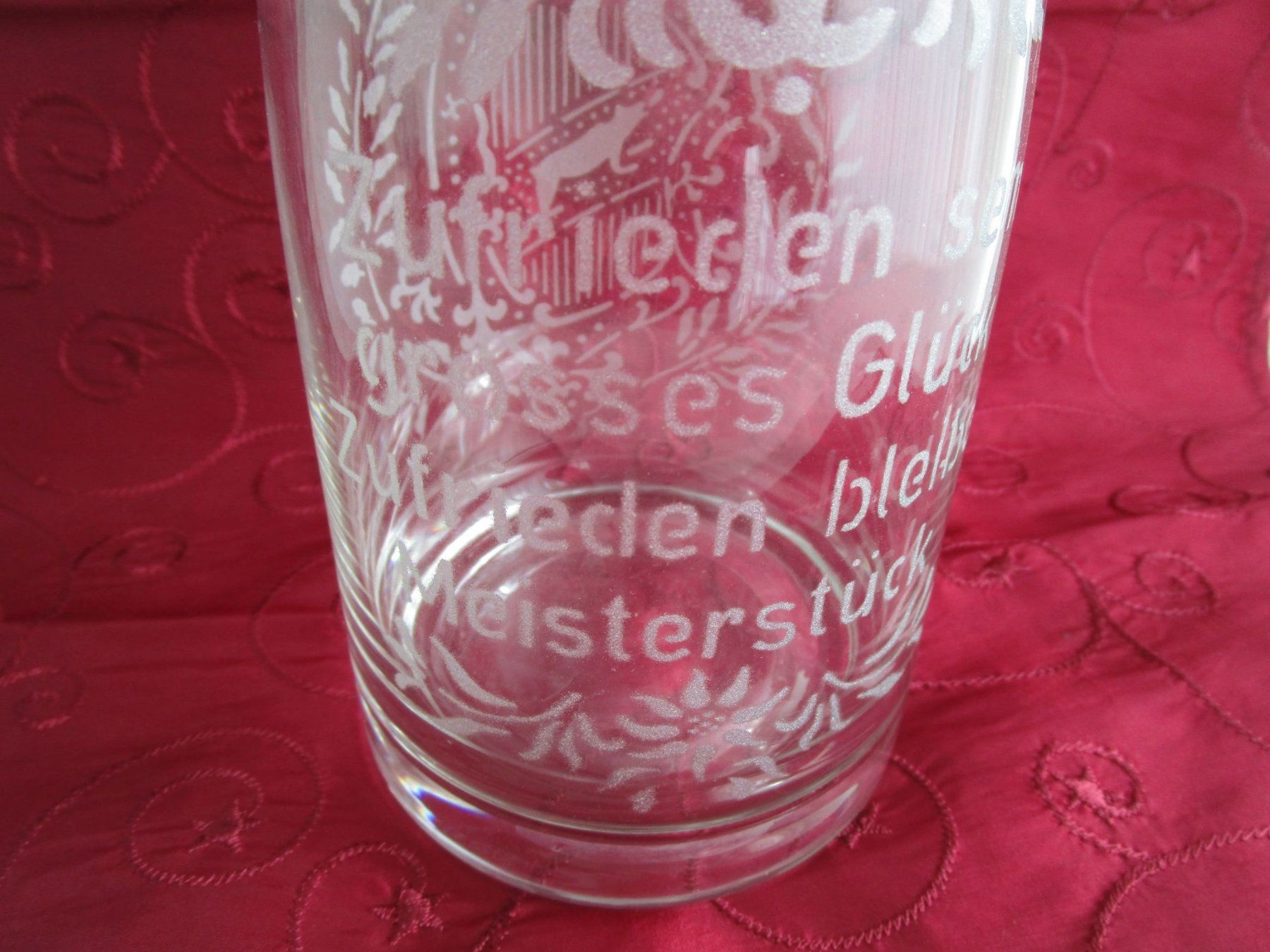 Glasi Hergiswil Caraffe: Hergiswiler Wasser- oder Weinkaraffe, 1 Liter – Usato da Binningen venduto da Oldfashion 1
