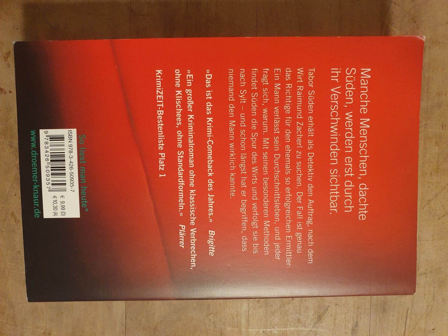 Libri: Süden Friedrich Ani Knaur – Usato da Zürich venduto da loosebone 1