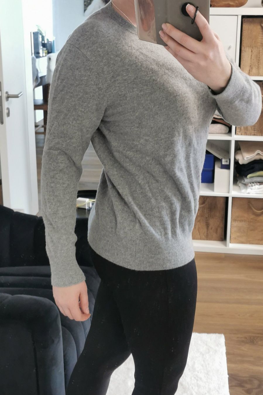 C&A Maglioni & Felpe: 100% wolle Pullover grau warm XL Pulli H&M – Usato da Staad SG venduto da Chirrari
