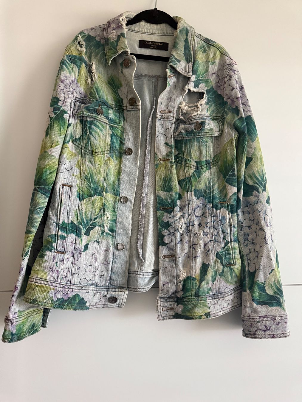 Dolce & Gabbana Jacken: D&G Blumen Denim Jacke Gr IT 42 – Gebraucht aus Zürich von victoria020