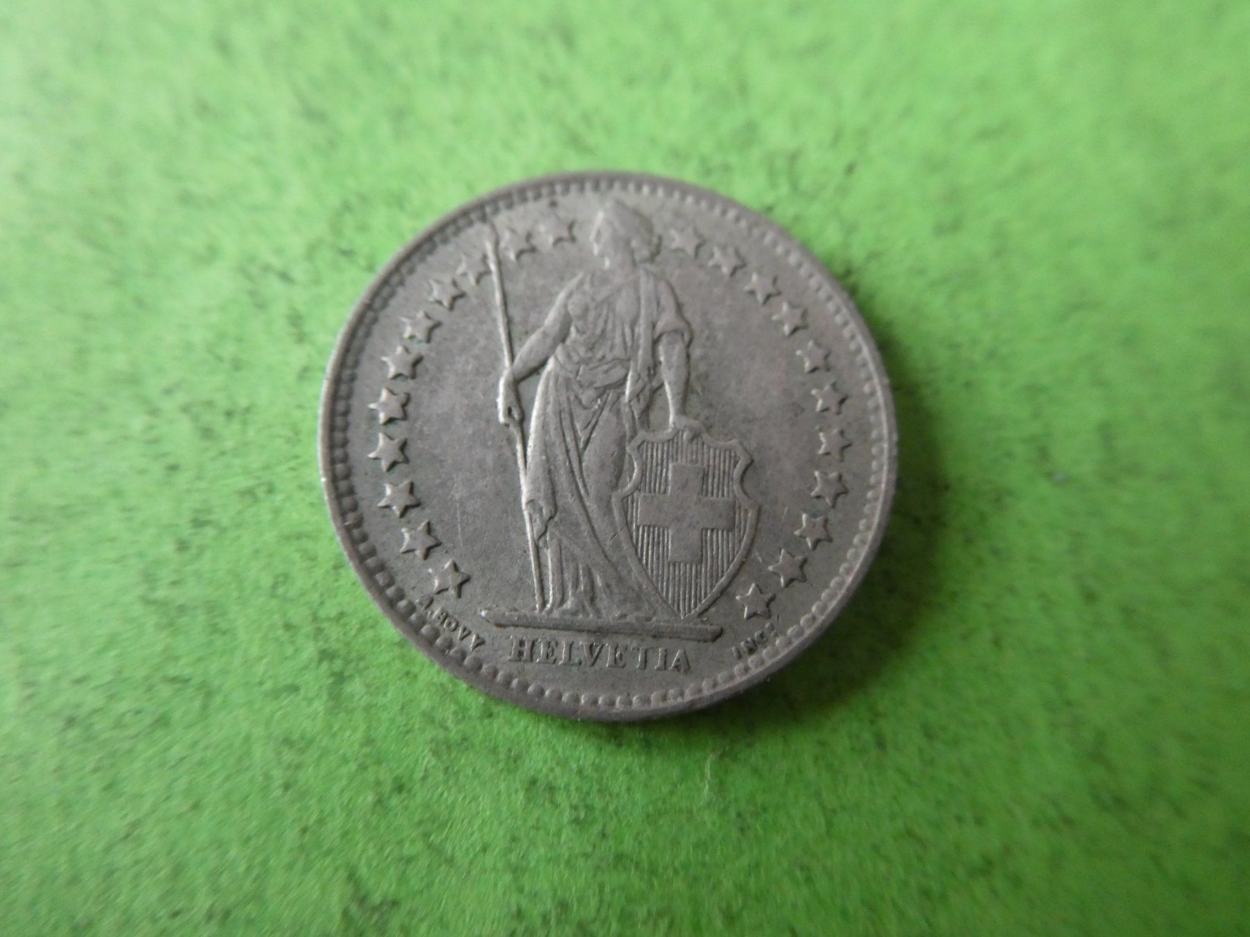 Tutti le monete: Schweiz 1956, 1/2 Franken - Silber – Usato da Hinterforst venduto da Rohusri 1