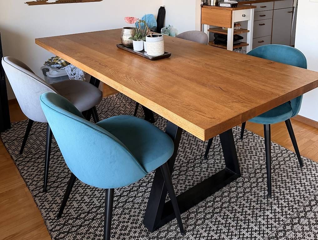 Micasa Tavoli: Table à manger 180x90 chêne massif – Usato da Préverenges venduto da ren_vb2k