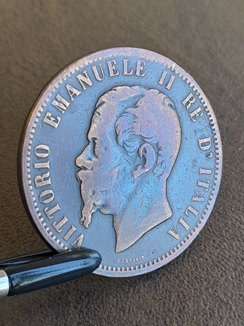 Tutti le monete: 10 Cetesimi 1862 m Victor-Emmanuel II. – Usato da Basel venduto da Basel_20 5