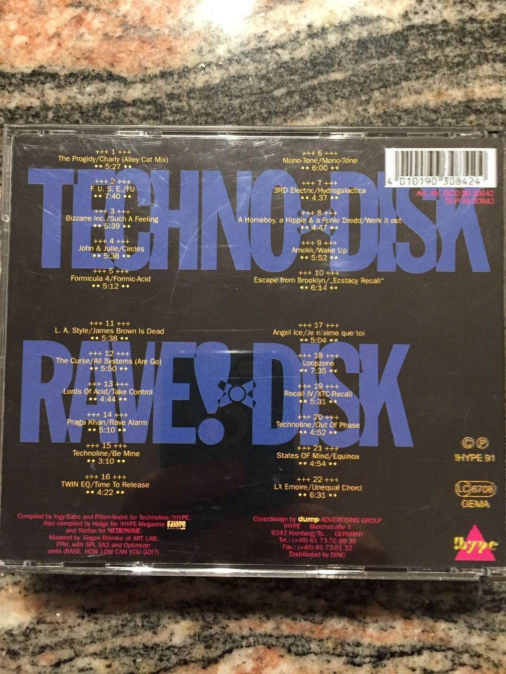 CD: Techno Rave - 22 Techno Trax – Usato da Rüti ZH venduto da alumedien 1