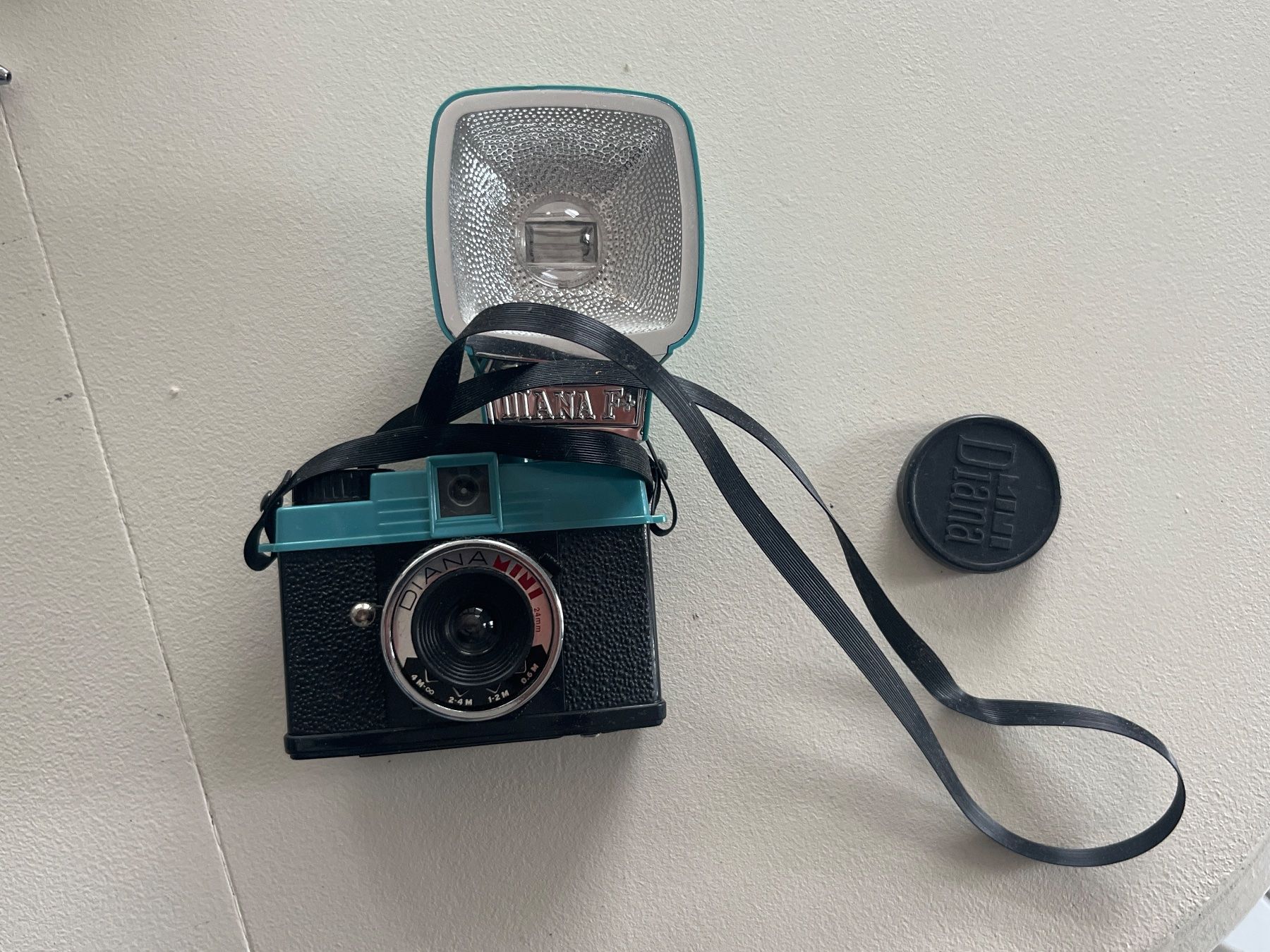 Fotocamera: Vintage Diana  Kamera mit Blitz – Difettoso da Chiasso venduto da AzenYa