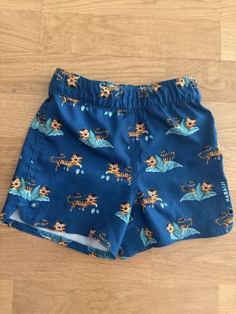 Badeshorts Grösse 92, Tiger-Muster