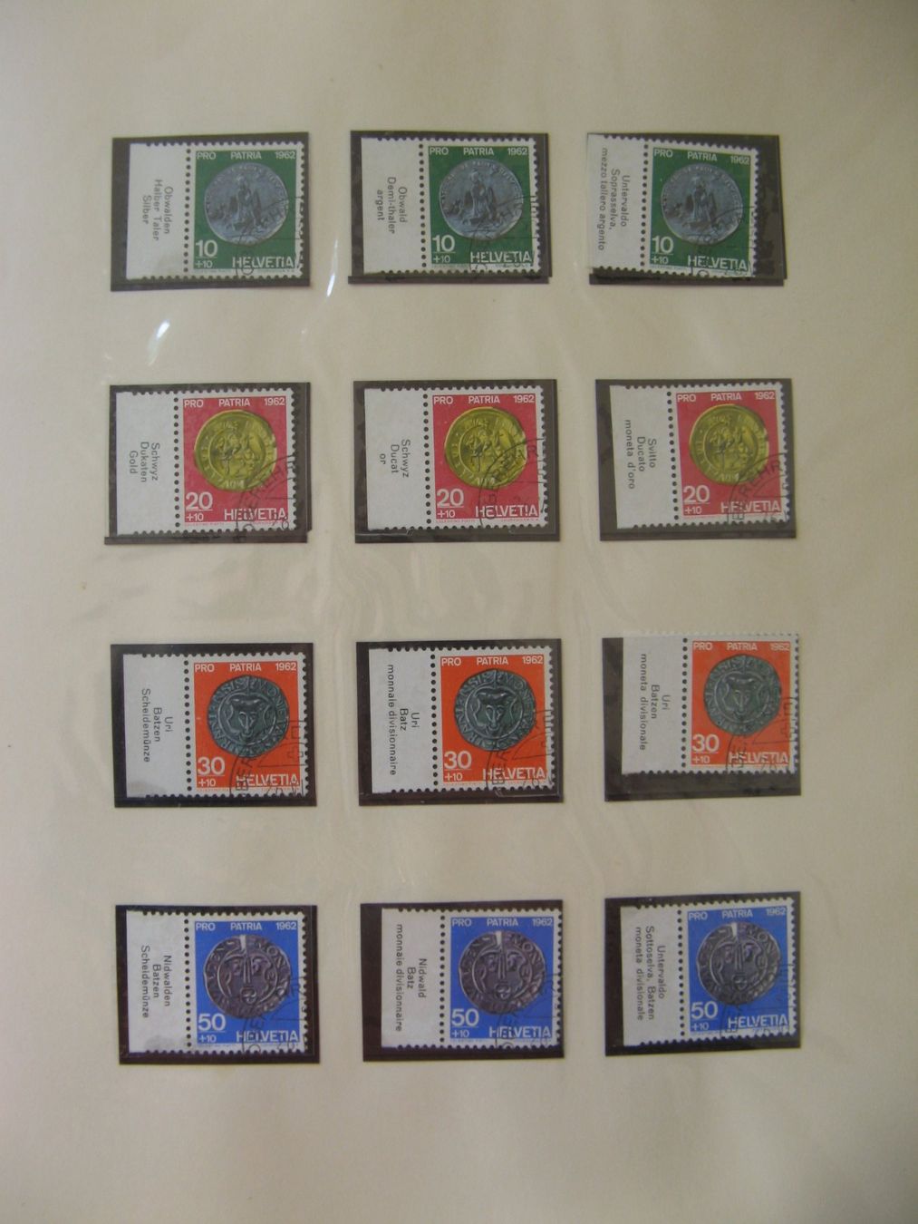 Alle Briefmarken: PP 1961 - 1967 mit Tabs – Gebraucht aus Frauenfeld von Interessent1 1