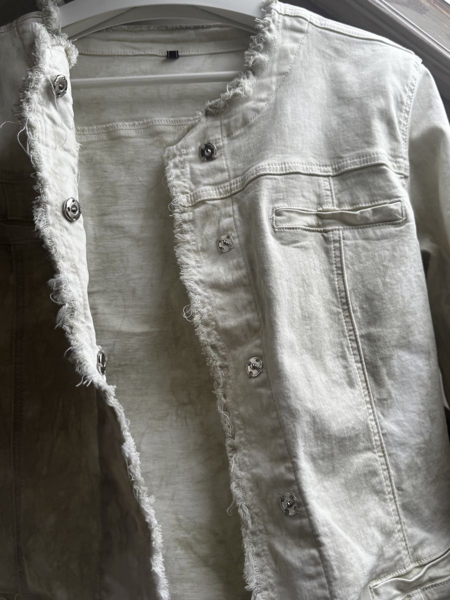 Giacche: Jeansjacke mit Fransen, hell, XXL – Usato da Gebenstorf venduto da Silversalmon 4