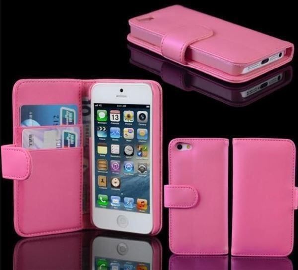 Apple Covers & Schutzfolien: Ledertasche- Etui für iPhone 5 – Neu und originalverpackt aus Giswil von online-Brockenhaus