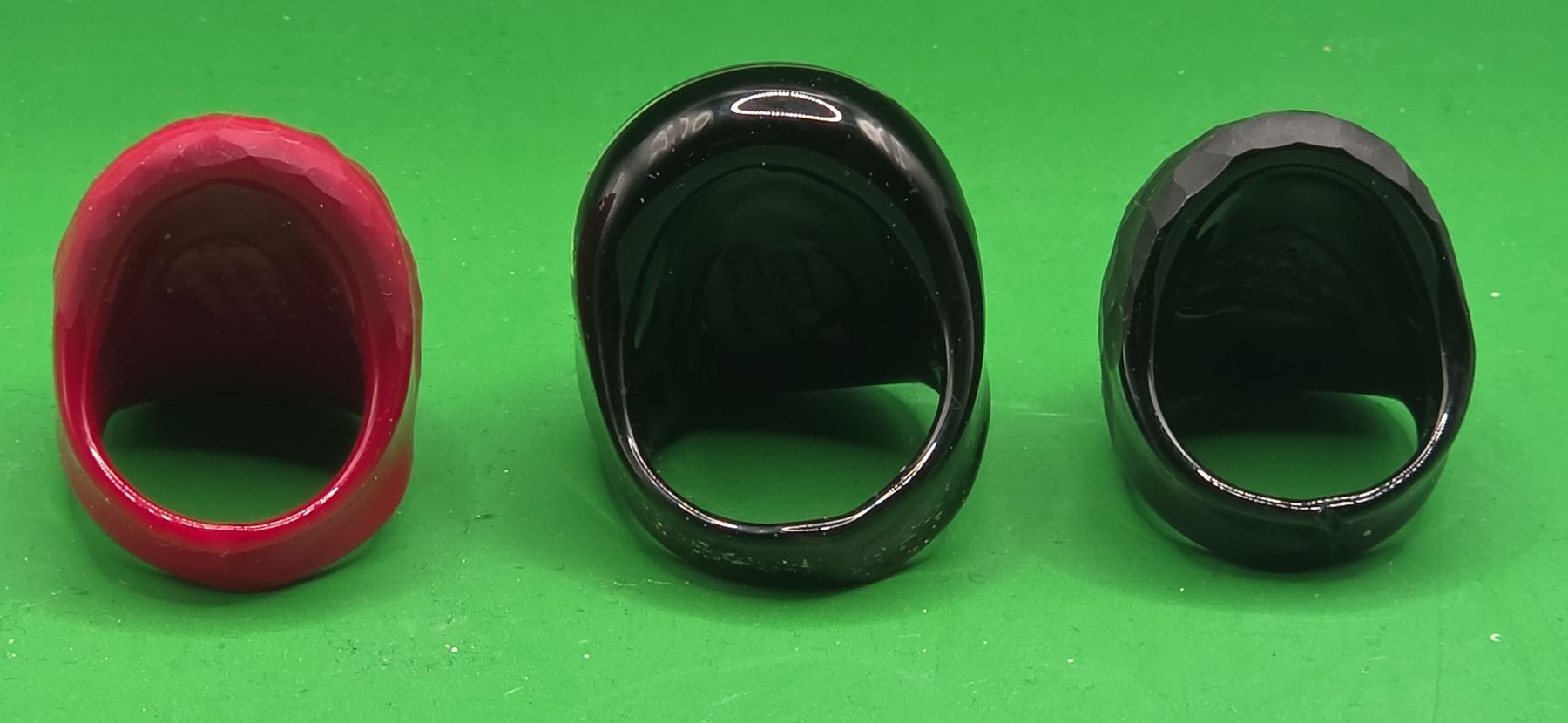 Murano Anelli: 3 Schöne Murano Glas Ringe – Usato da Zürich venduto da Daniela51 2