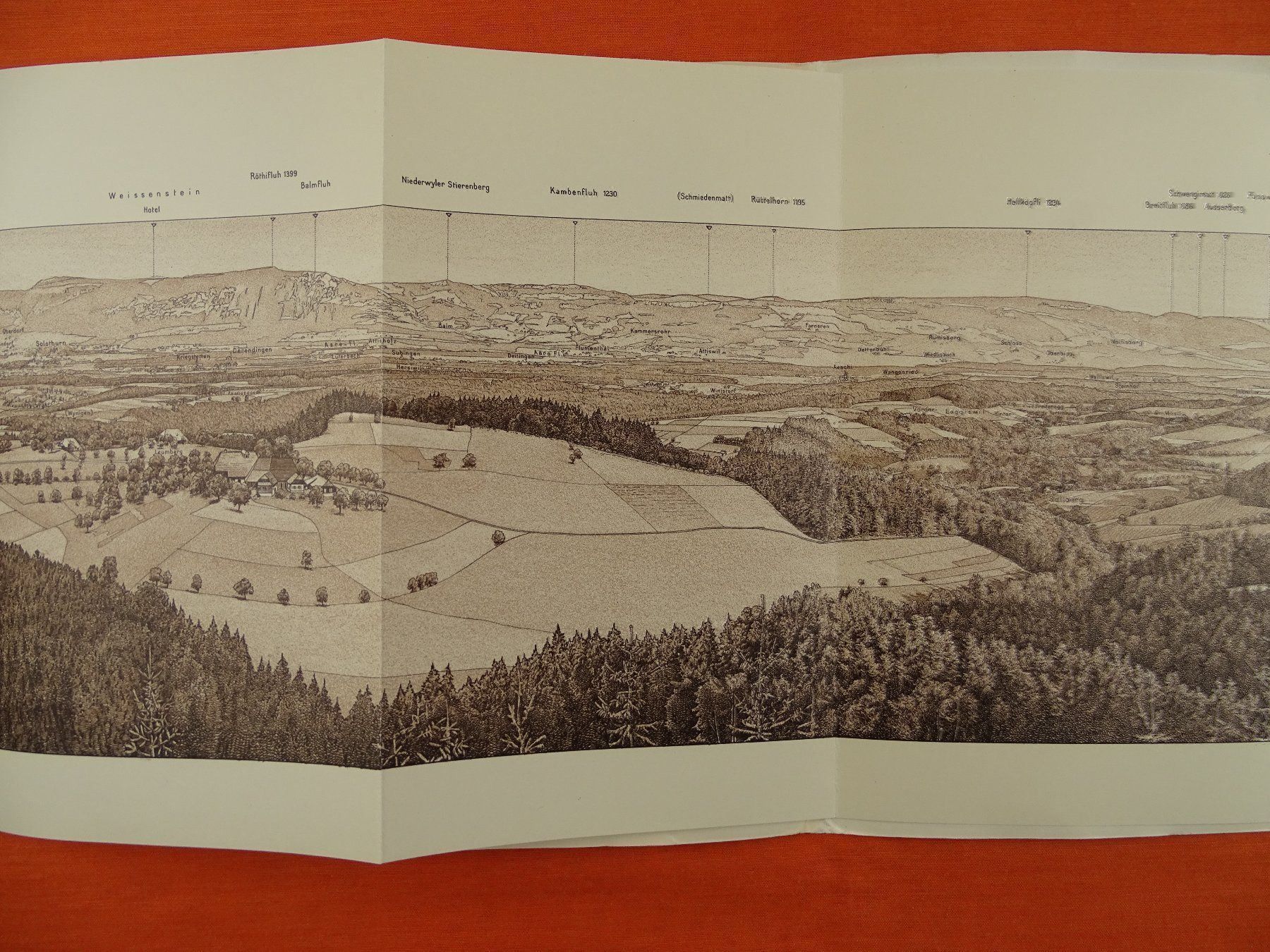 Cartes géographiques & atlas: PANORAMA VOM HEILIGENLAND HUBEL – D'occasion à Grüningen par Kartensammler 6