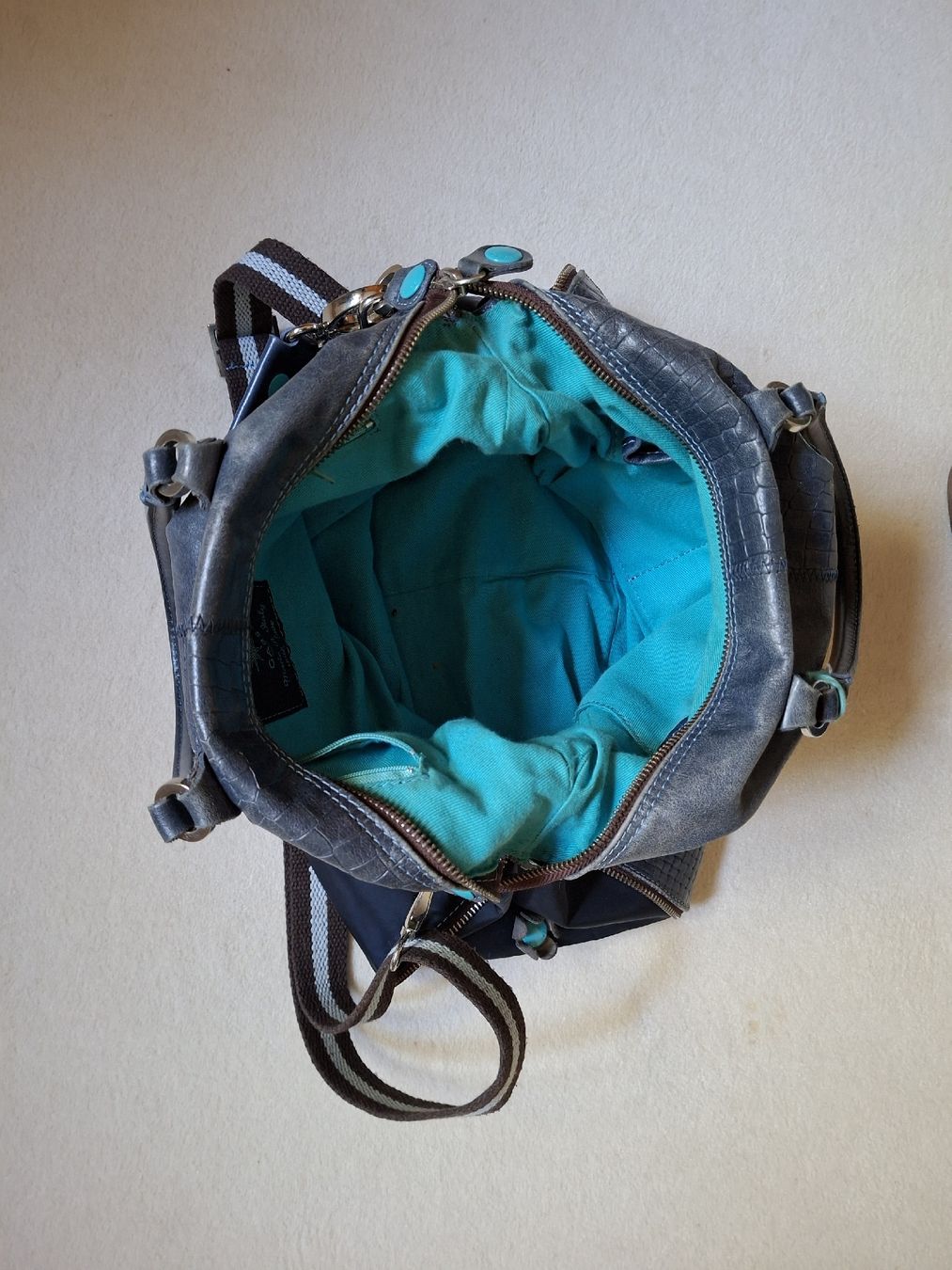 Gabs Borse da donna: Gab's Handtasche Leder blau – Usato da Barzheim venduto da spitz01 2