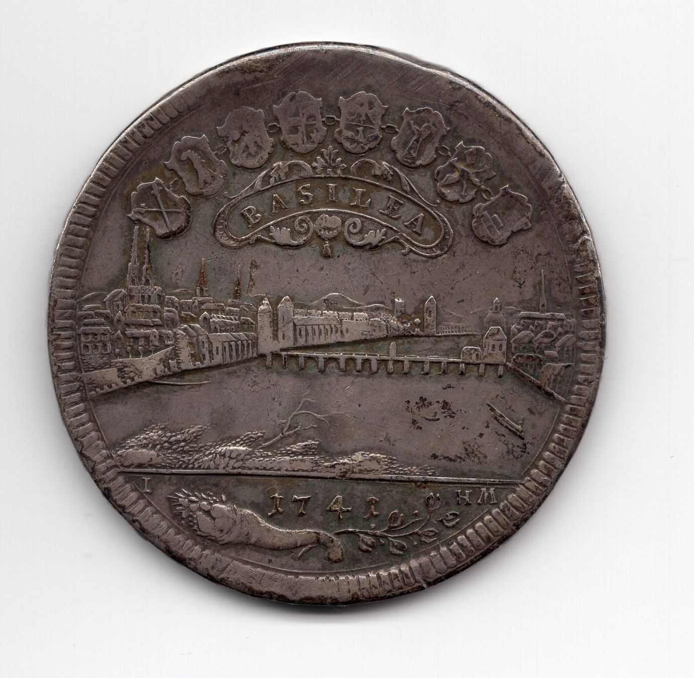 Tutti le monete: (53) Basel, Doppeltaler 1741, Stadt – Usato da Rüthi (Rheintal) venduto da erdnuessli1