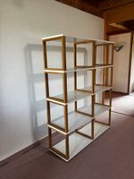 Regal weiss braun 4 Etagen guter Zustand