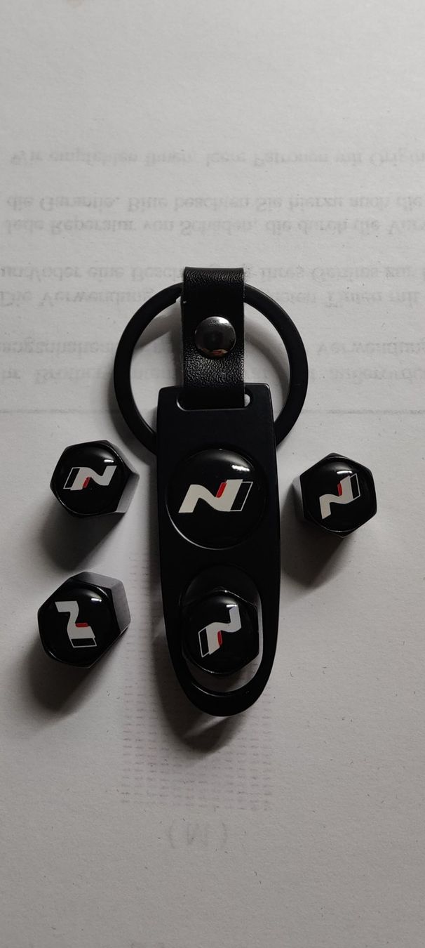 Hyundai Tutti pezzi di ricambio auto: Ventilkappen Schwarz mit Hyundai N Logo – Nuovo e nell'imballaggio originale da Wohlen AG venduto da Rianxo 1