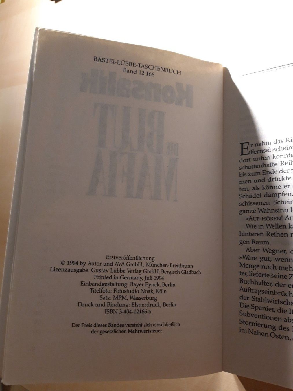 Livres: Die Blutmafia – D'occasion à Egliswil par Cracky81 2