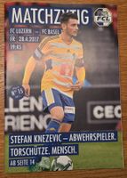 Programm FC Luzern - FC Basel 28.4.17. FCB zum 20. Meister