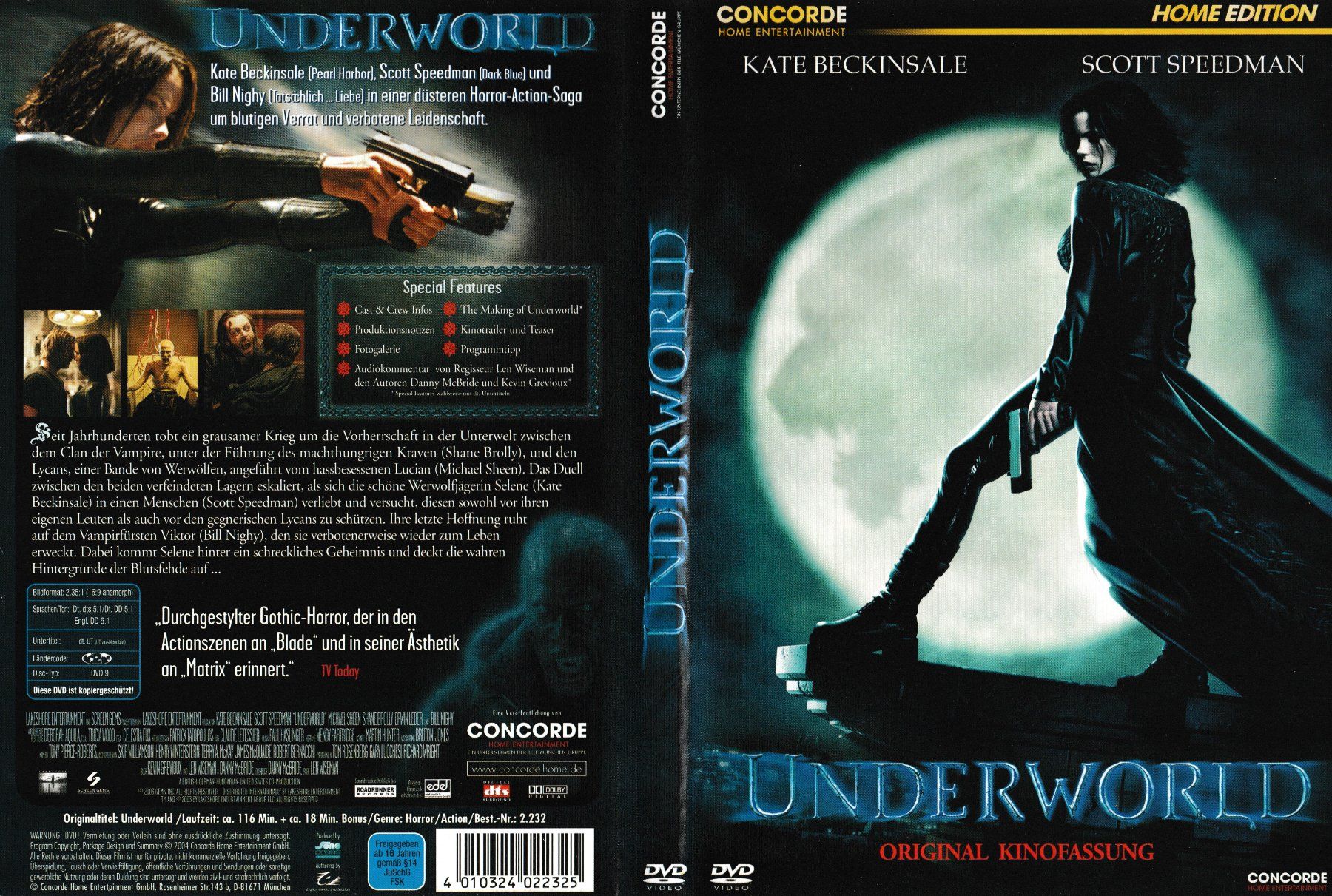 Tutti i DVDs: DVD - Underworld – Usato da Langnau am Albis venduto da MediaRescuerKeLoX