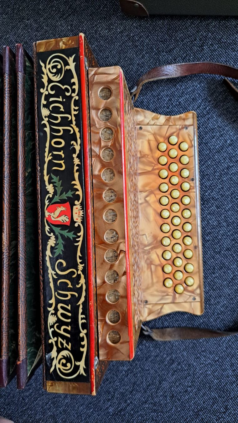 Eichhorn Strumenti musicali: Schwyzerörgeli mit Koffer – Usato da Arbon venduto da ZumBa755 8
