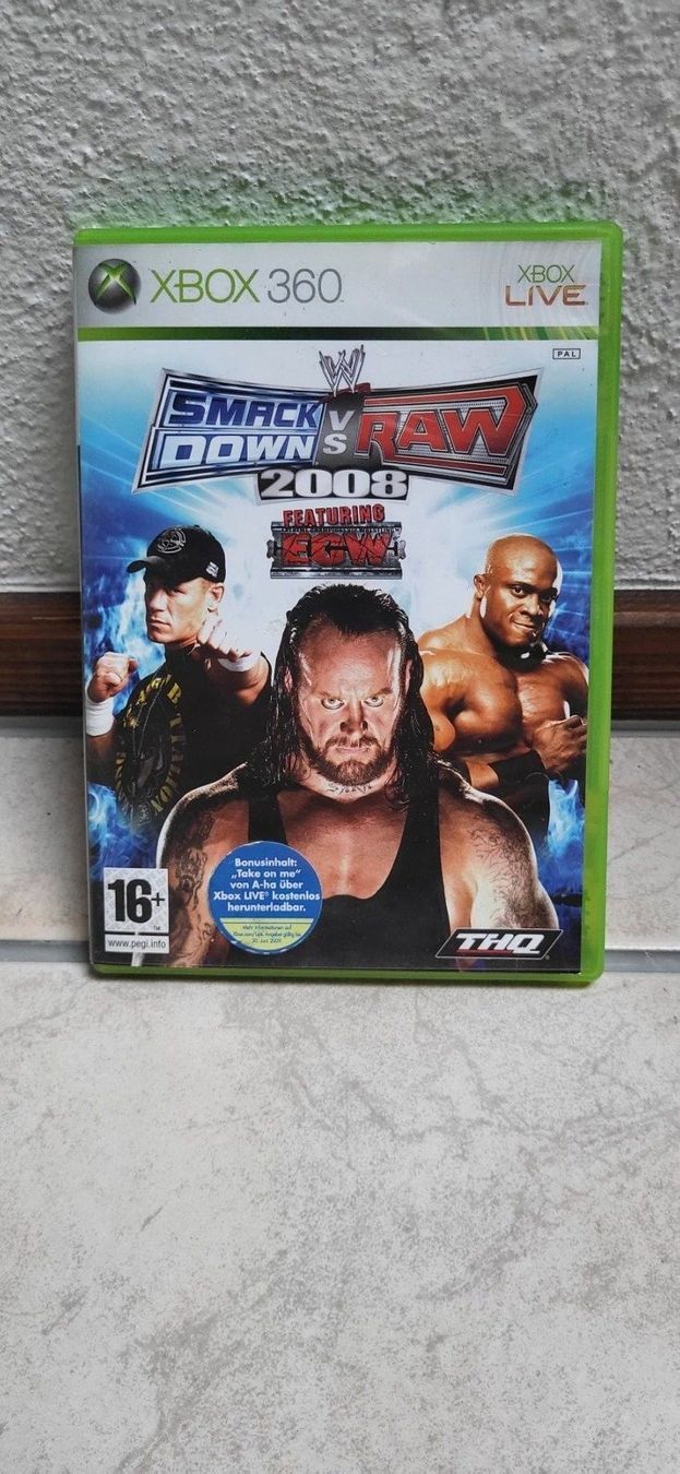 Microsoft Giochi: Xbox 360 - WWE Smack Down vs RAW 2008 – Usato da Münsingen venduto da Heroism2010