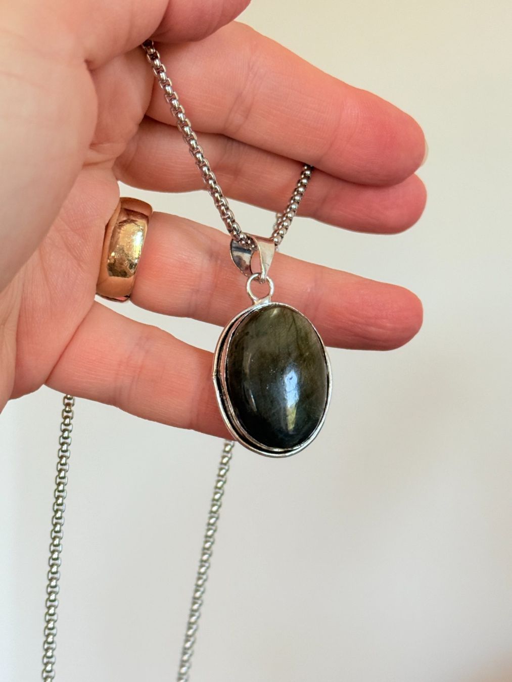 Catenine: Collier labradorite, élégant et tendance ✨ – Nuovo (secondo la descrizione) da Genève venduto da AWWA 2
