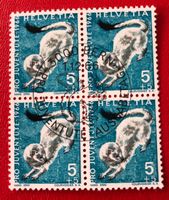 4 er Block Nr.J 215 mit Vollstempel Bern