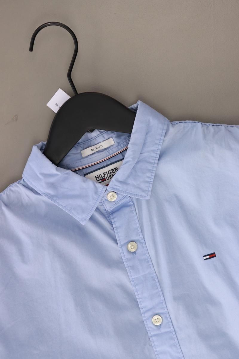 Camicie: Hilfiger Denim Langarmhemd Gr. M blau – Usato da Neustadt an der Waldnaab venduto da SecondLifeFashion 2