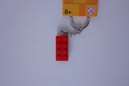 LEGO Schlüsselanhänger 2x4 Stein Rot