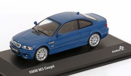 BMW M3 (E46) Coupe blue 1/43 Solido NEU
