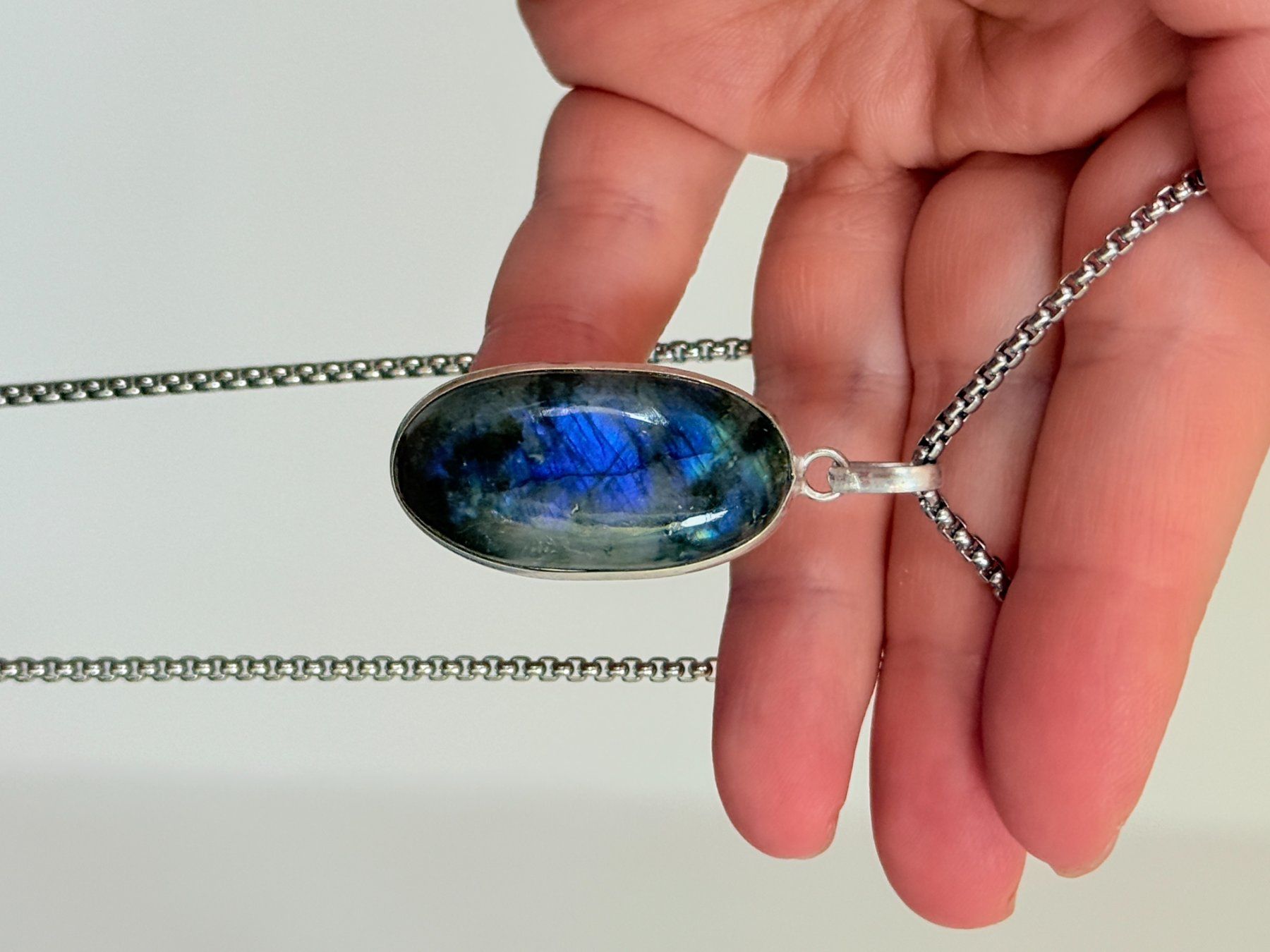 Catenine: Collier avec Labradorite – Nuovo e nell'imballaggio originale da Genève venduto da AWWA 6