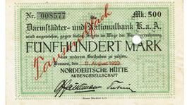 Bremen 5000 Mark Überdruck 11.08.1923 VZ-VZ+