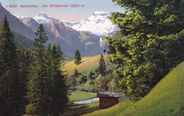 Adelboden - Der Wilstrubel  N°3838  1928