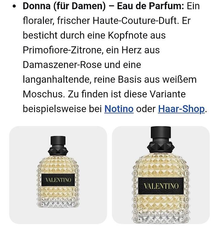 Parfums & Eau de Toilette: Valentino Donna  – Neuf avec emballage d'origine à Fehraltorf par saskle 1