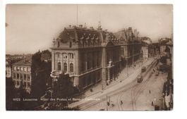 LAUSANNE Hôtel des Postes, tramway