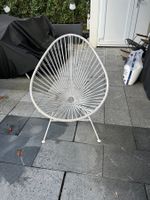 Weisser Acapulco Stuhl, -original/ design/ für Gartensaison!