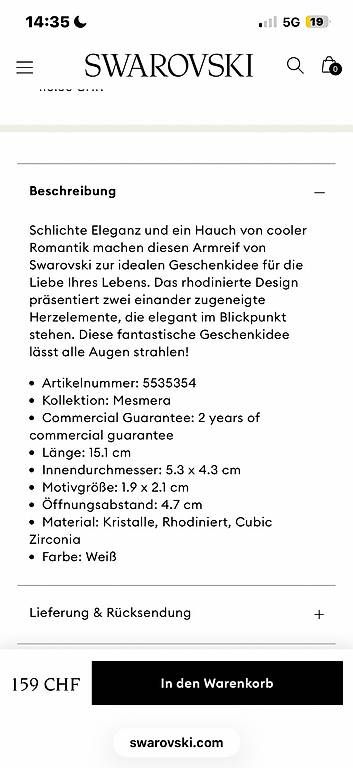 Armbänder & -reifen: Swarovski Armreifen – Neu und originalverpackt aus Rothenburg von jae_98t2 3