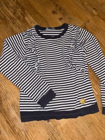Gestreiftes Langarmshirt 104/110