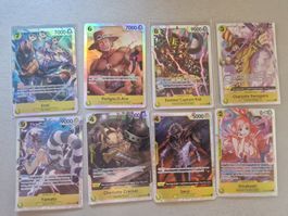 One Piece Card Game: SR Lot 8 Cards EN - Enel OP05 etc.
