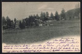 AK Mayens de Sion, Panorama, 1903